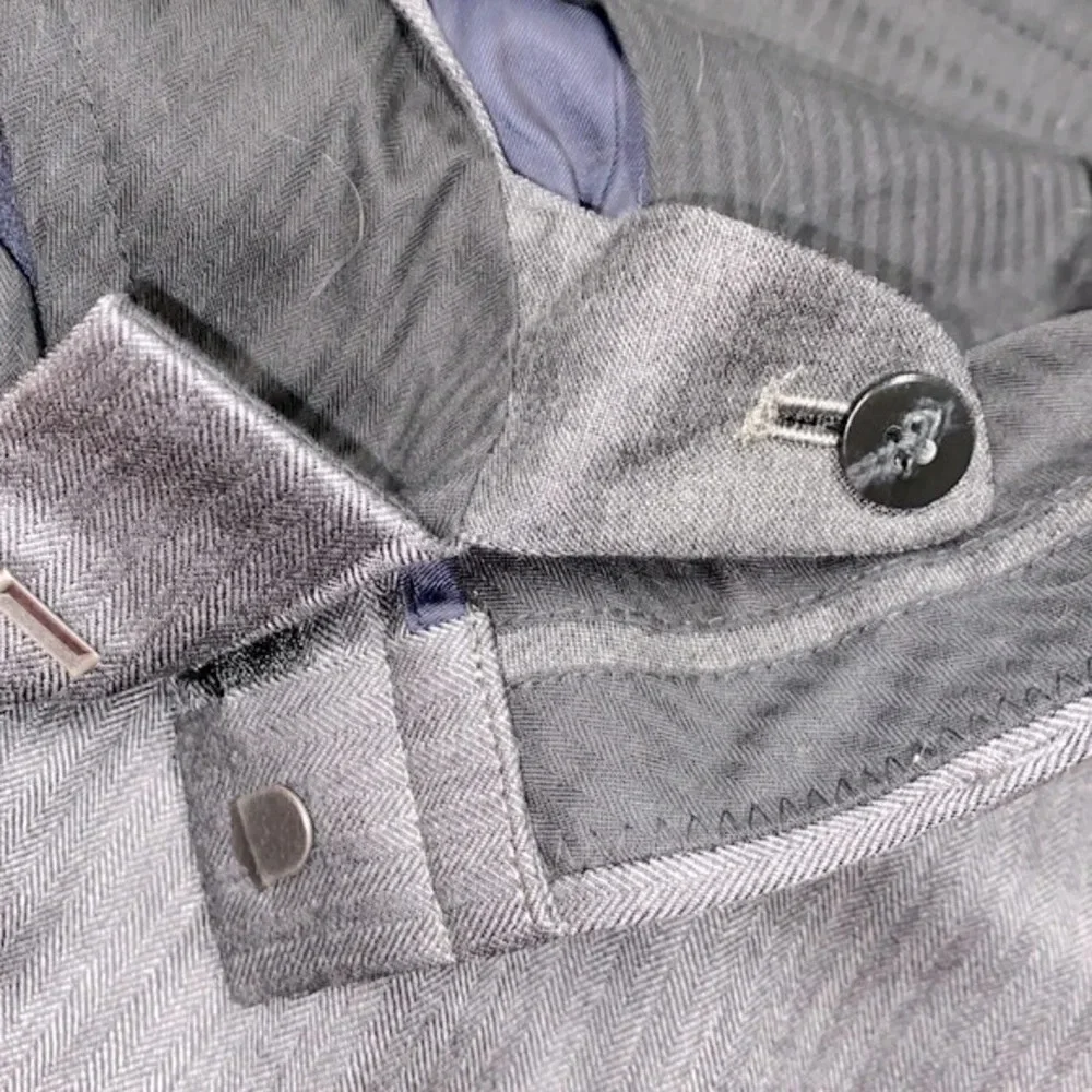 J crew grey wool pants size 32x30